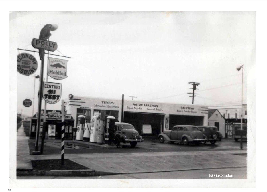 Earl Scheib’s first gas station